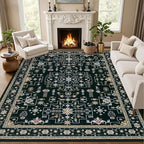 10x14 Area Rugs Living Room: Washable Vintage Rug by EXPEDIX