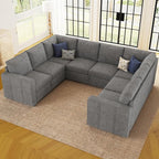 Belffin Modular Sectional Sleeper Sofa Bed - Image 4