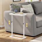 TUTOTAK End Table, Side Table, Tall Couch Table, Sofa Table, Living Room - Image 4