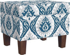 Homepop Home Decor |K7646-A877| Upholstered Modern Rectangular Storage Ottoman by HomePop