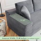 125" Oversized Sectional Couches - Image 4