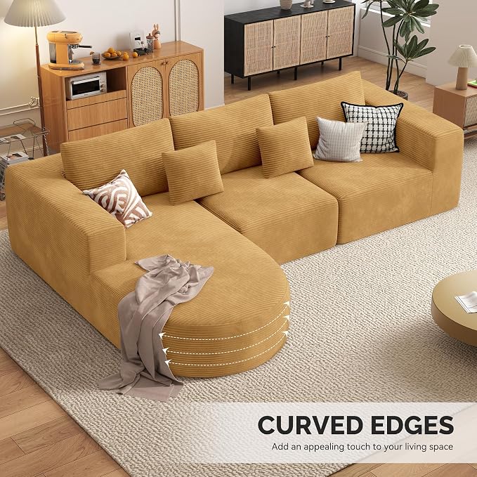 Boneless Couches for Living Room, Cloud Sectional Couch - Image 6