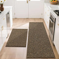 BEQHAUSE Kitchen Rugs and Mats 2PCS Non-Slip, Machine Washable Rugs by BEQHAUSE