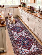 SERISSA 2'6"x8' Washable Non Slip Boho Runner Rug - Image 2