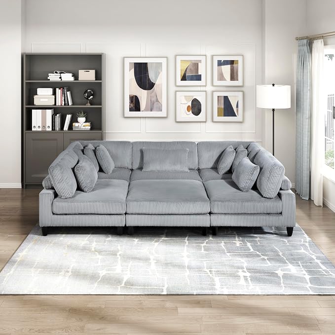 Lexicon 120 Inch Modular Sectional Sofa by Lexicon