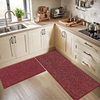 BEQHAUSE Kitchen Rugs and Mats 2PCS Non-Slip, Machine Washable Rugs - Image 8