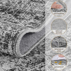 UERMEI 9x12 Area Rug Living Room Rugs - Image 8