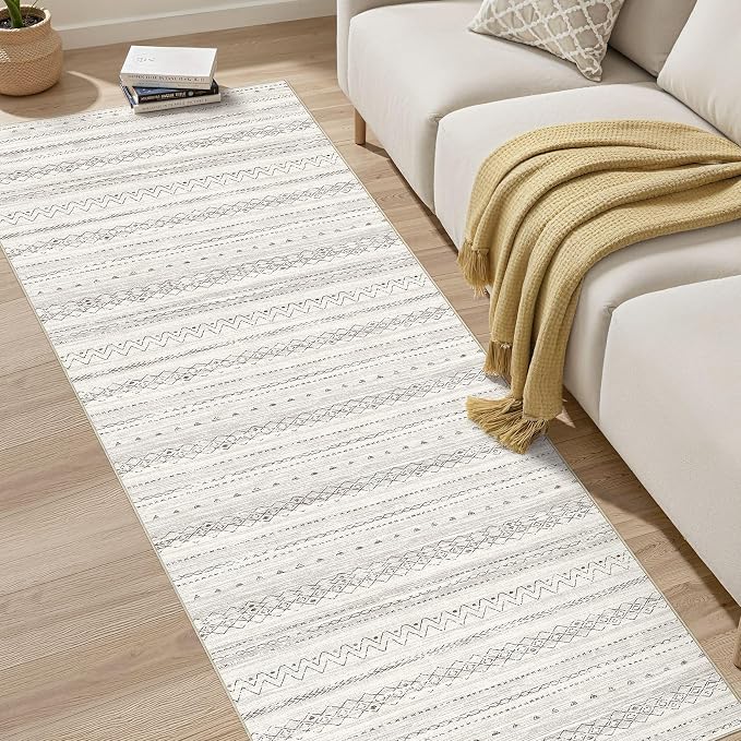 cotiled Hallway 2.6x8 Runner Rugs Washable Boho Moroccan Soft Rug | Solve - Image 6