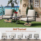 HOMREST Outdoor Swivel Rocker Patio Chairs - Image 2