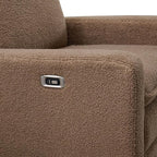 Oxford Baby Uptown Power Recliner/Glider, Teddy Brown - Image 9