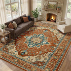 RELEANY Washable Area Rug, Large 10'x14', Water Repellent, Pet Friendly - Image 2