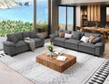 SUNSHINE VALLEY Sofa and Loveseat Set, Oversized Corduroy Modular Love seat and by SUNSHINEVALLEY