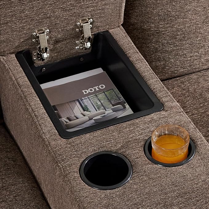 MCombo 78.3" Wall Hugger Power Loveseat Recliner Sofa - Image 7