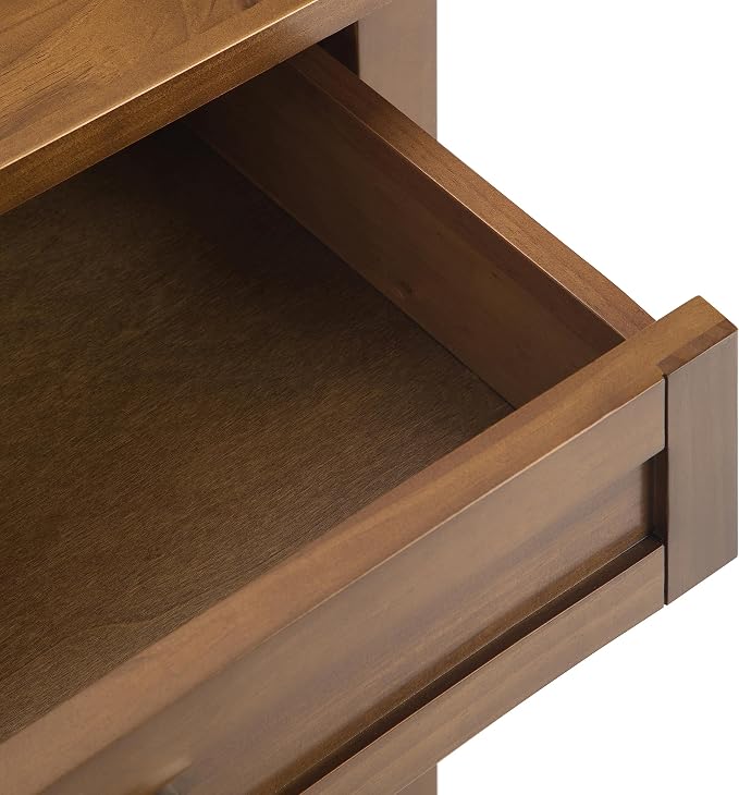 SIMPLIHOME Warm Shaker Solid Wood 24 inch Wide Transitional-Style Bedside - Image 6