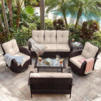 UPHA 8 Pieces Patio Furniture Set - Image 6