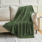 EXQ Home Gentle Soft Fleece Throw Blanket – Cozy Lightweight 3D Imitation - Image 3