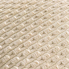 Set of 4 Beige Decorative Throw Pillow Covers 12x20 Inch Corduroy Pillow Covers - Image 5
