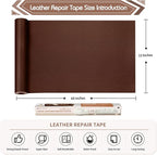 KING MOUNTAIN Leather Repair Patch, 12 x 60 Inches Self-Adhesive Repair Tape - Image 4