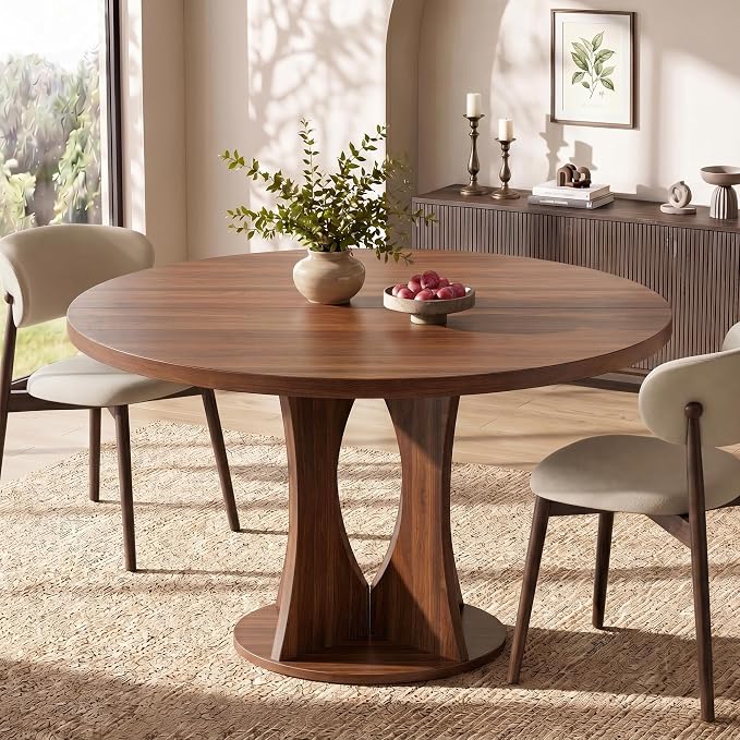 Einhomn 47.2-inch Round Dining Table, Kitchen Table by Einhomn