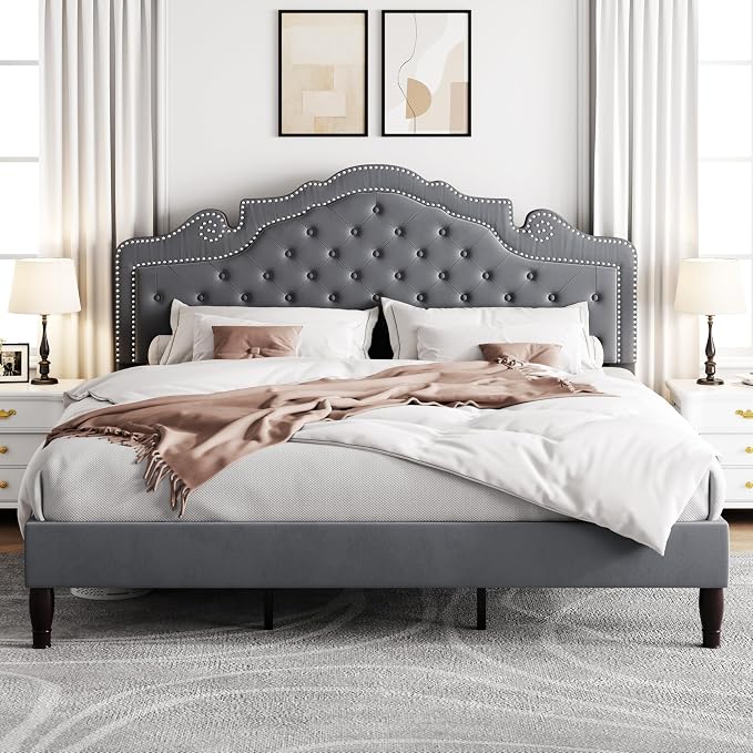 Allewie King Size Bed Frame by Allewie