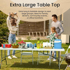 Our Modern Space 8 Feet Foldable Table - Image 5