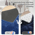 9x12 Area Rug Living Room Bedroom: Fluffy Plush Shag Carpet Blue | - Image 6