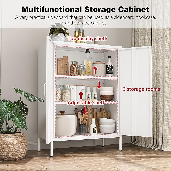 Bevivog Metal Locker Cabinet - Image 4