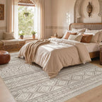 cotiled Boho 5x8 Area Rugs for Living Room: Soft Moroccan Washable Rug | Solve - Image 5