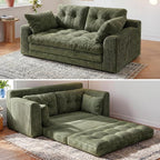 Homkdom Convertible Loveseat Sleeper, Space-Saving Folding Sofa Bed by ElevateYourHome%EF%BC%8CEnhanceEver