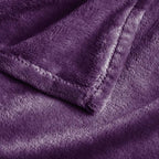 BEDELITE Fleece Blanket Soft Plush Oversized Bed Blanket Purple 120"x120" | - Image 5