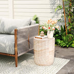 Christopher Knight Home Jayme 18.5" Indoor Outdoor Cylinder Accent Side Table by ChristopherKnightHome