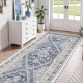 4x8 Rug Non Slip, Washable Hallway Runner Rug, Nursery Room, Soft Runner Rug by Zesthome