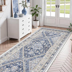 4x8 Rug Non Slip, Washable Hallway Runner Rug, Nursery Room, Soft Runner Rug by Zesthome