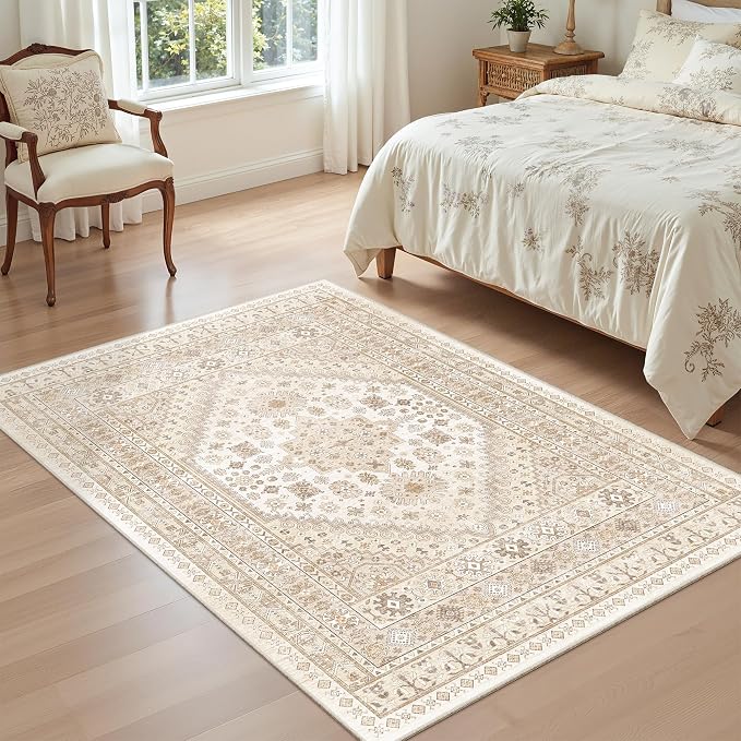 4x6 Area Rug for Entryway, Washable Kitchen Rug, Living Room, Dining Room - Image 8