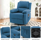 Korser Recliner Chair, 360 Swivel Rocker Chair - Image 6