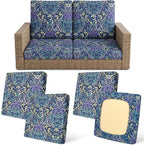 4Pcs Patio Cushion Covers Stretch Outdoor Furniture Protector Slipcovers | by pickyNproud