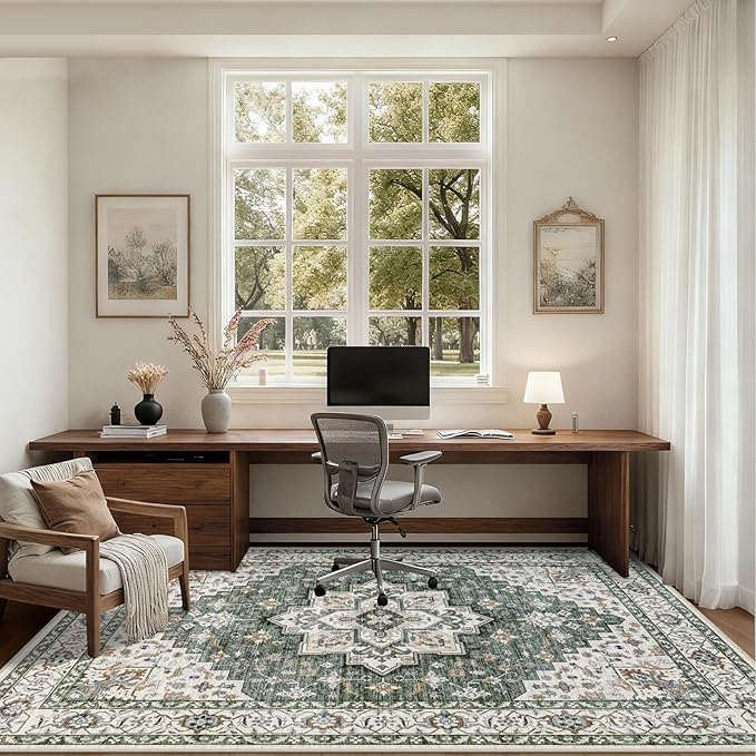 8x10 Area Rugs Living Room: Washable Rug - Image 6