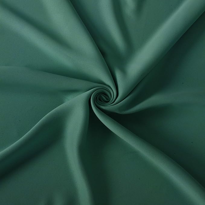 Green Blackout Curtains 34 x 63 Inch Length/Set of 2 Curtain Panels/Thermal - Image 5