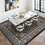 8x10 Area Rugs for Living Room, Large Washable Rug, Dining Room, Low Pile - Image 8