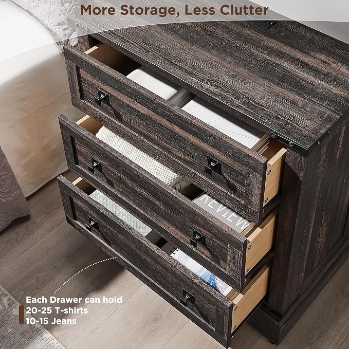 T4TREAM 32" Farmhouse Nightstand - Image 5