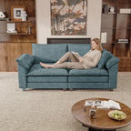 Modern Loveseat Sofa Chenille Cloud Couch - Image 6