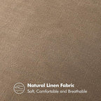 MIULEE Decorative Linen Lumbar Pillow Cover 12x20 Inch Khaki | Fall Autumn Boho - Image 6