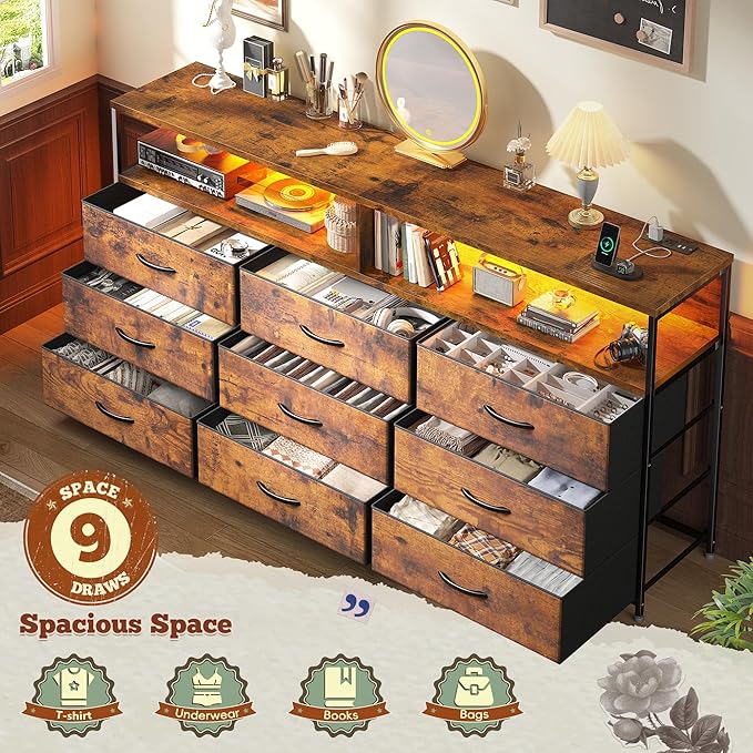 Romorgniz 55" W Dresser for Bedroom - Image 4