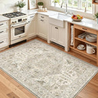 Madane Area Rug 4x6 Washable Rugs Vintage - Image 4