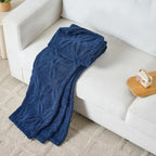 Navy Throw Blanket - Image 3