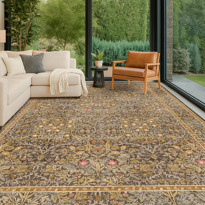 Washable Living Room Rug 10x12 by HazoHaus