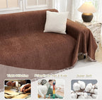 MYSKY HOME Couch Cover for Dogs Washable Couch Covers for 3 Cushion Couch Sofa - Image 2