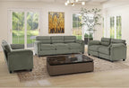 HAOMARKETS Corduroy Sofa Set, Two Upholstered Loveseat, and 3-Seater Couch - Image 3