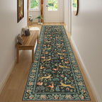 DUKINO 2.6x12 Hallway Runner Rug, Washable Animal Rug Non Slip, Stain Resistant - Image 6