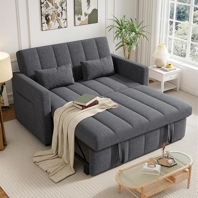 Nebuaegis Sleeper Sofa Bed, 3-in-1 Convertible Pull Out Couch by Nebuaegis